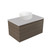 Fucina Vanity Wall 740 Moonlight E Stone Top 1 Drawer Charred Oak Organic