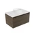 Fucina Vanity Wall 890 White E Stone Top 1 Drawer Smokey Oak Timberland
