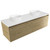 Fucina Vanity Wall 1490 White E Stone Top Double Bowl 2 Drawer French Oak Velvet