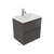 Fucina Vanity Wall 600 1 Taphole Vitreous China Top 2 Drawer Bullet
