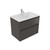 Fucina Vanity Wall 750 1 Taphole Polymarble Top 2 Drawer Bullet