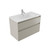 Fucina Vanity Wall 900 1 Taphole Polymarble Top 2 Drawer Dawn Grey