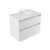 Fucina Vanity Wall 750 White E Stone Top 2 Drawer Dezigna White Gloss