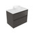 Fucina Vanity Wall 750 White E Stone Top 2 Drawer Bullet