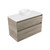 Fucina Vanity Wall 890 Motion E Stone Top 2 Drawer Ashen Walnut Timberland