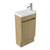 Fucina Vanity Floor 440 x 240 x 825mm 1 Taphole Polymarble Top 1 Door French Oak Velvet