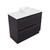 Fucina Vanity Floor 890 Motion E Stone Top 2 Drawer Dezigna Fiordland Elm Wilderness
