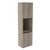 Fucina Cabinet Wall Tall Left Hand 2 Door 450 x 350 x 1600mm Ashen Walnut Timberland