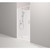 Valencia Elite Alcove Pivot 3-Sided Shower 1200 x 1000mm White Frame With Flat Wall Centre Waste