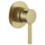 Due Shower Mixer 316 Stainless Steel Brushed Brass Lead Free