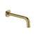 Due Bath Spout 316 Stainless Steel 200mm Brushed Brass Lead Free