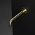 Lente Wall Basin/Bath Spout 200mm Brushed Brass Lead Free