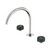 Serenity Bath/Kitchen Set Arc Spout With Verde Alpi Handle Brushed Nickel