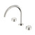 Serenity Bath/Kitchen Set Arc Spout With Metal Handle Brushed Nickel