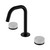 Serenity Basin Set Edge Spout With Carrara Handle Matte Black