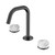 Serenity Basin Set Edge Spout With Arabescato Corchia Handle Gun Metal