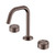 Serenity Basin Set Edge Spout With Metal Handle Brushed Bronze