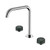Serenity Bath/Kitchen Set Edge Spout With Verde Alpi Handle Chrome