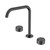 Serenity Bath/Kitchen Set Edge Spout With Metal Handle Gun Metal