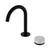 Serenity Progressive Basin Mixer Arc Spout With Carrara Handle Matte Black