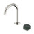 Serenity Progressive Basin Mixer Arc Spout With Verde Alpi Handle Brushed Nickel