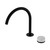 Serenity Progressive Bath/Kitchen Mixer Arc Spout With Carrara Handle Matte Black