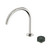Serenity Progressive Bath/Kitchen Mixer Arc Spout With Verde Alpi Handle Brushed Nickel
