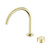 Serenity Progressive Bath/Kitchen Mixer Arc Spout With Metal Handle Brushed Gold
