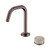 Serenity Progressive Basin Mixer Edge Spout With Rome Travertine Handle Brushed Bronze
