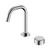 Serenity Progressive Basin Mixer Edge Spout With Metal Handle Chrome