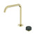 Serenity Progressive Bath/Kitchen Mixer Edge Spout With Verde Alpi Handle Brushed Gold