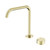 Serenity Progressive Bath/Kitchen Mixer Edge Spout With Metal Handle Brushed Gold