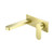 Ecco Wall Basin/Bath Mixer Brushed Gold