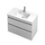 Lulu Wall Hung Vanity 2 Drawer 900mm Ceramic White 4435-W