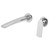 Mekko Wall Basin/Bath Mixer Set SwitchMix 200mm Round Plates Chrome