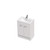 Riko Vanity 40 600 2 Door Floor (F1) White Velvet Rubik Basin