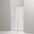Valencia Elite Alcove Sliding 3-Sided Shower 1200 x 1000mm Metallic Frame With Flat Wall Centre Waste