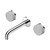Serenity Wall Basin Set 160mm Spout With Carrara Handle Chrome