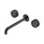 Serenity Wall Basin Set 220mm Spout With Verde Alpi Handle Gun Metal