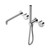 Serenity Progressive Shower System With Spout With Metal Handle And Slim Shower Chrome