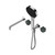 Serenity Progressive Shower System With Spout With Verde Alpi Handle And Hand Shower Chrome