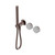 Serenity Progressive Shower System With Carrara Handle And Slim Shower Brushed Bronze