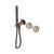 Serenity Progressive Shower System With Rome Travertine Handle And Slim Shower Brushed Bronze