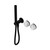 Serenity Progressive Shower System With Arabescato Corchia Handle And Slim Shower Matte Black