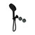 Serenity Progressive Shower System With Verde Alpi Handle And Hand Shower Matte Black