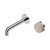 Serenity Progressive Wall Basin Mixer 160mm Spout With Rome Travertine Handle Chrome