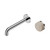 Serenity Progressive Wall Basin Mixer 185mm Spout With Rome Travertine Handle Chrome