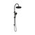 Serenity Twin Shower Matte Black