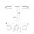 Serenity Wall Basin Set 185mm Spout With Rome Travertine Handle Trim Kit Only Brushed Nickel