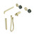 Serenity Progressive Shower System With Spout With Verde Alpi Handle And Slim Shower Trim Kit Only Brushed Gold